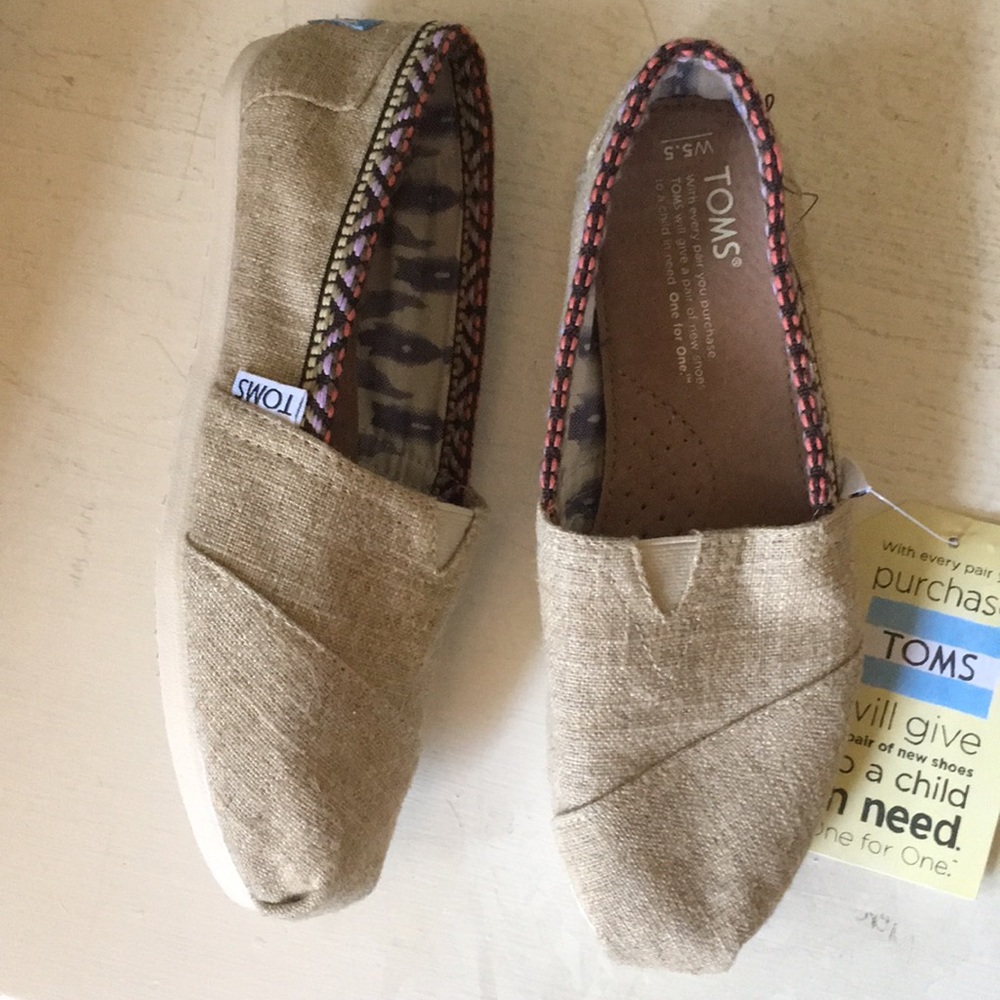 BRAND NEW classic hemp trim TOMS